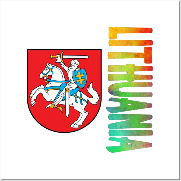 Lithuania Coat of Arms Design Wall Art by Naves